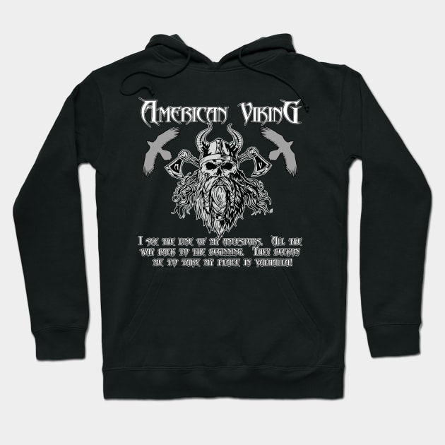 American Viking Hoodie by Did U Know